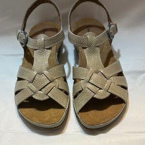 BareTraps Taupe Strappy Sandals